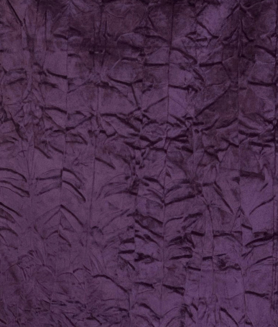 Bewitched purple velvet fabric (Mystical)